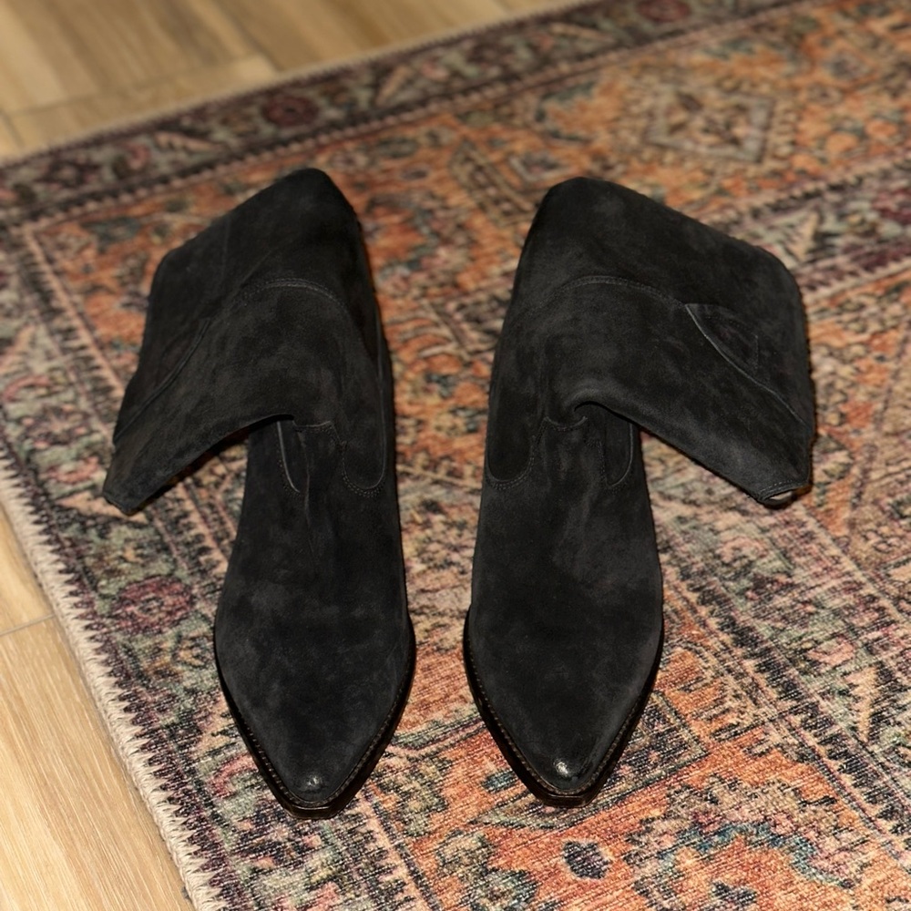Isabel Marant Dark Suede Heeled Boots